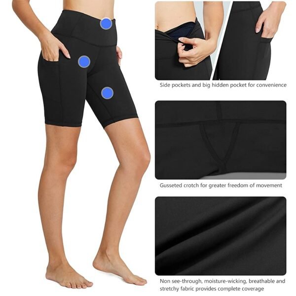 Women's High Waist Biker Shorts - Image 3