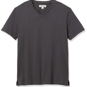 Men's Heavyweight Oversized Short-Sleeve V-Neck T-Shirt