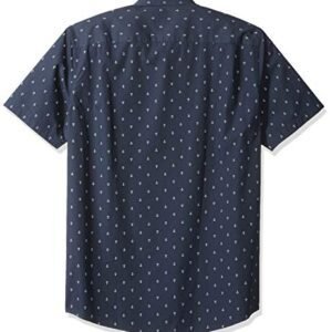 Men's Slim-fit Short-Sleeve Print Shirt