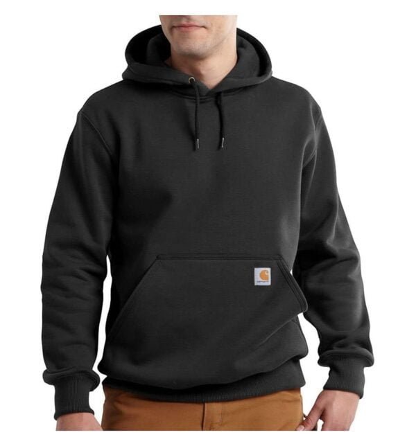 Men Zip Front Work Hoodie