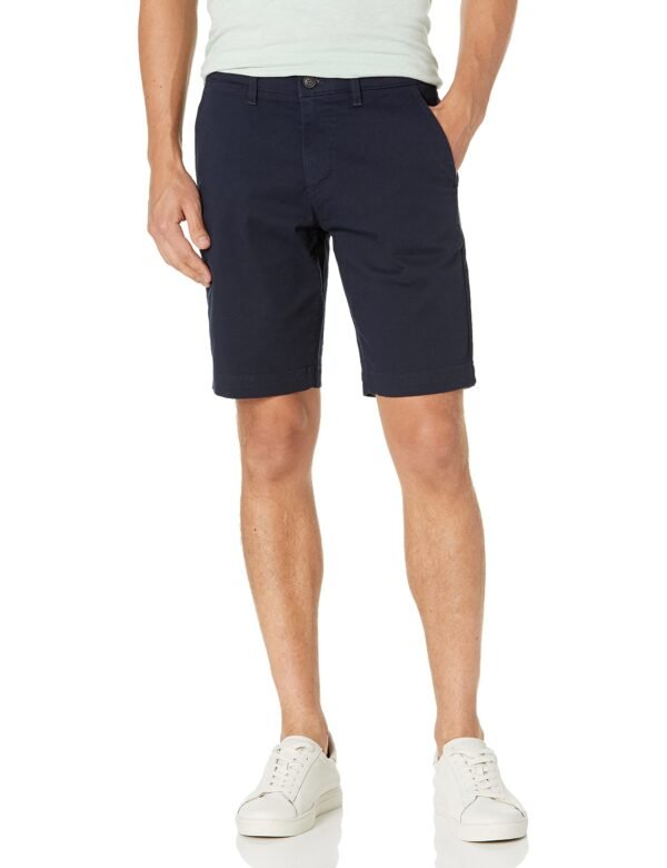 Men's Silm Fit Stretch Gabardine Bermuda Shorts