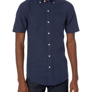 Men's Slim-Fit Short-Sleeve Pocket Shirt