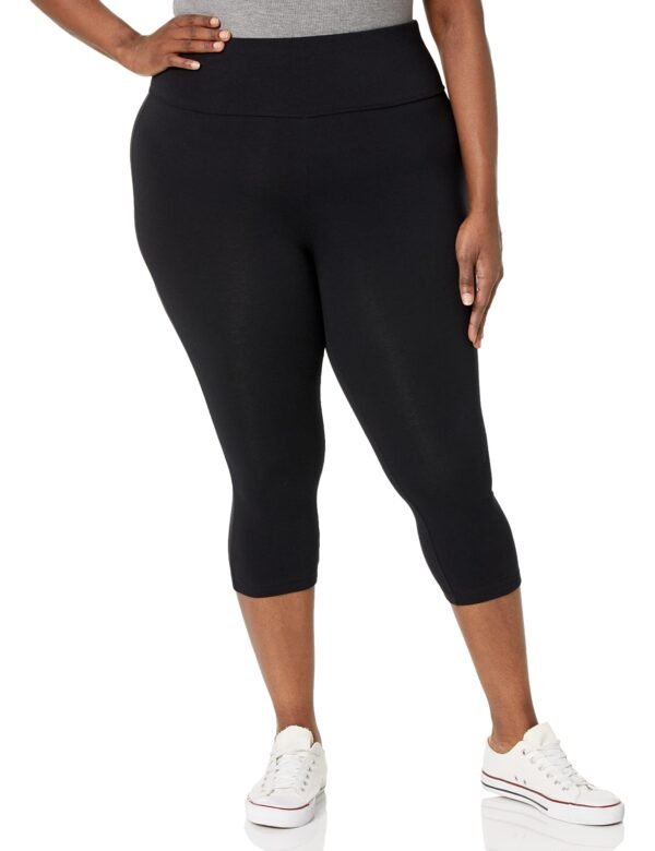 Women High Waisted Capri Legging