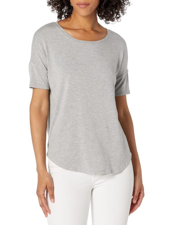 Women's Jersey Relaxed-Fit Short-Sleeve Drop-Shoulder T-Shirt