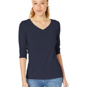Women's 3/4 Sleeve V-Neck T-Shirt