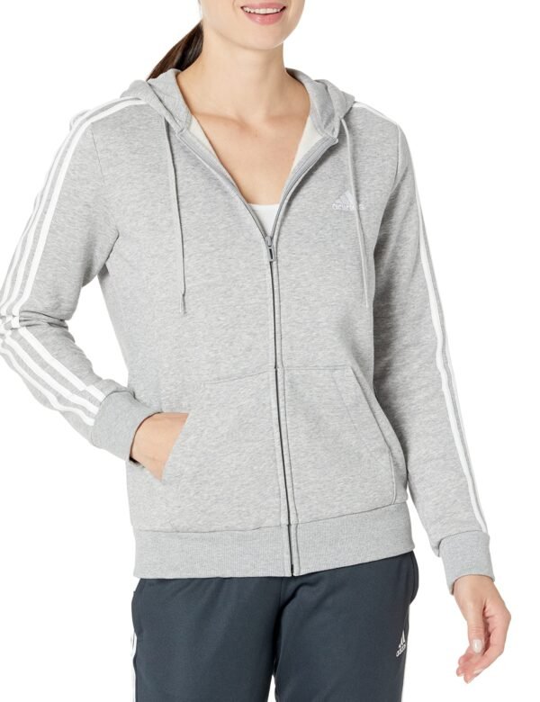 Women 3 Stripes Full-Zip Hoodie